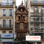 Façade alsacienne classée à Paris - McDo Saint-Lazare