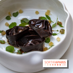 Tea Time de Pâques du George V 2023 - Michael Bartocetti - ravioles à la ganache cacao et gingembre