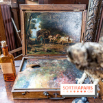 Château et atelier Rosa Bonheur à Thomery - palette