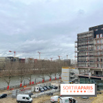 Jeux Olympiques de Paris 2024 : chantier du village des athlètes