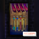 Harry Potter l'exposition coupe des quatre maisons sabliers