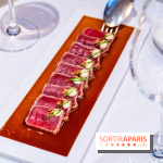 Summer by la Bauhinia, le restaurant terrasse par Quentin Testart au Shangri-La Paris -  Tataki de thon - Cébette thai et sauce ponzu
