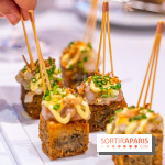 Summer by la Bauhinia, le restaurant terrasse par Quentin Testart au Shangri-La Paris -  Crispy rice Gamberro Rossa Sauce creamy spicy