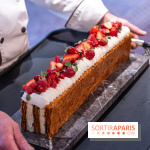 Summer by la Bauhinia, le restaurant terrasse par Quentin Testart au Shangri-La Paris -  Millefeuille XXL à partager Vanille & fraises - Chef Pâtissier Maxence Barbot