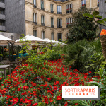 La terrasse cachée du Joy à l'Hôtel Fouquet's 2023 : le jardin de coquelicots -  A7C2758