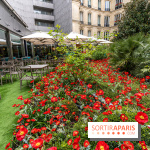 La terrasse cachée du Joy à l'Hôtel Fouquet's 2023 : le jardin de coquelicots -  A7C2754