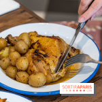 Label Broche restaurant - David Gallienne - Table du Gourmet - Galeries Lafayettes - Top Chef -  poulet