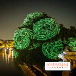 Nuit Blanche 2023 : des projections lumineuses magiques au Square du Vert Galant de l'Île de la Cité