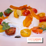 Restaurant Conti burrata tomates poutargue