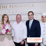 ©Rachid Bellak - le chef etoile David Bizet et Vincent Pimont dg du Peninsula