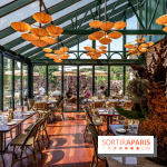 Le Nid, le restaurant-terrasse sur berge à l'Isle-Adam -   décoration salle - DOD Architecte