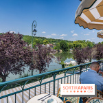 Le Nid, le restaurant-terrasse sur berge à l'Isle-Adam -  vue
