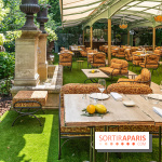 Riviera Paris, la terrasse - restaurant confidentiel dans les jardins d'Apicius -  A7C7692