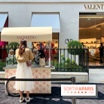 Le stand de glaces gratuites Cédric Grolet pour la Maison Valentino pendant la Fashion Week Haute Couture - image00001