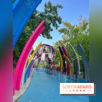 Le Jardin du Dragon, l'aire de jeux colorée au parc de la Villette