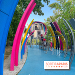 Le Jardin du Dragon, l'aire de jeux colorée au parc de la Villette