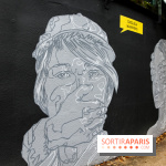 Mur des droits humains à Paris, nos photos