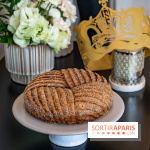 La bûche petit train de Noël du Cheval Blanc 2023 et galette des rois 2024 - A7C0735