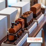 La bûche petit train de Noël du Cheval Blanc 2023 et galette des rois 2024 - A7C0743