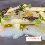 Résidence Culinaire 2023 La Big Bertha la Nouvelle Seine carpaccio de saint jacques