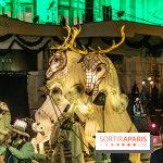 Inauguration des vitrines et décorations de Noël du BHV Marais à Paris 2023