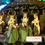 Inauguration des vitrines et décorations de Noël du BHV Marais à Paris 2023