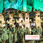 Inauguration des vitrines et décorations de Noël du BHV Marais à Paris 2023