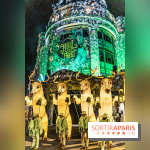 Inauguration des vitrines et décorations de Noël du BHV Marais à Paris 2023
