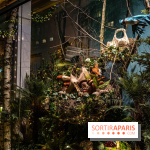 Inauguration des vitrines et décorations de Noël du BHV Marais à Paris 2023