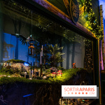 Inauguration des vitrines et décorations de Noël du BHV Marais à Paris 2023
