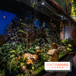 Inauguration des vitrines et décorations de Noël du BHV Marais à Paris 2023