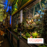 Inauguration des vitrines et décorations de Noël du BHV Marais à Paris 2023