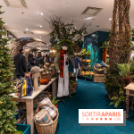 Inauguration des vitrines et décorations de Noël du BHV Marais à Paris 2023