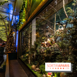 Inauguration des vitrines et décorations de Noël du BHV Marais à Paris 2023