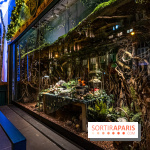Inauguration des vitrines et décorations de Noël du BHV Marais à Paris 2023