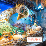 Les vitrines de Noël du Printemps 2023 - inauguration avec Catherine Deneuve