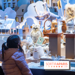 Les vitrines de Noël du Printemps 2023 - inauguration avec Catherine Deneuve