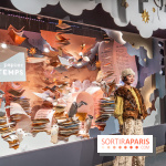 Les vitrines de Noël du Printemps 2023 - inauguration avec Catherine Deneuve