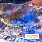Les vitrines de Noël du Printemps 2023 - inauguration avec Catherine Deneuve