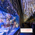 Les vitrines de Noël du Printemps 2023 - inauguration avec Catherine Deneuve