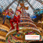 Le sapin de Noël des Galeries Lafayette Haussmann 2023
