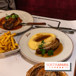 Le Bouillon Julien, la brasserie au sublime décor art nouveau, son menu et ses plats -  saucisse purée