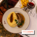 Le Bouillon Julien, la brasserie au sublime décor art nouveau, son menu et ses plats -  saucisse purée