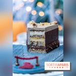 La bûche de Noël de l’Hôtel Barrière Le Fouquet’s Paris 2023