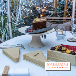La bûche de Noël de l’Hôtel Barrière Le Fouquet’s Paris 2023