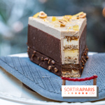 La bûche de Noël de l’Hôtel Barrière Le Fouquet’s Paris 2023
