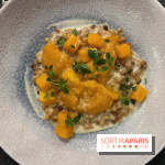 Ma Dame, le restaurant de l'hôtel Marignan Champs-Elysées - Risotto fregola sarda butternut