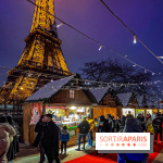 Marché de Noël 2023 au pied de la tour Eiffel - Quai Jacques Chirac