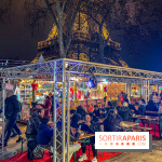 Marché de Noël 2023 au pied de la tour Eiffel - Quai Jacques Chirac