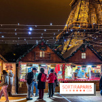 Marché de Noël 2023 au pied de la tour Eiffel - Quai Jacques Chirac